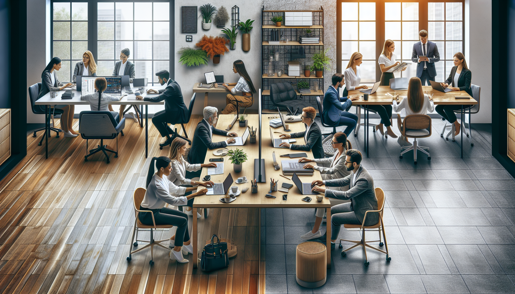 remote work vs in-office collaboration